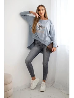 Dámska blúzka s orlom a sivým Canyonom