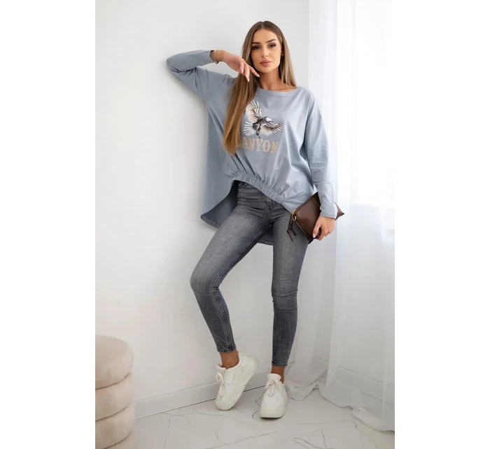 Dámska blúzka s orlom a sivým Canyonom