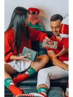 Unisex vánoční ponožky v – sada 2 se a pruhy model 21772712 - K-Fashion