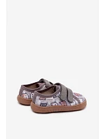 Dětské barefoot pantofle s  šedé model 22100997 - Milami