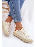 Dámské tenisky Big Star NN274445 Memory Foam System Béžové