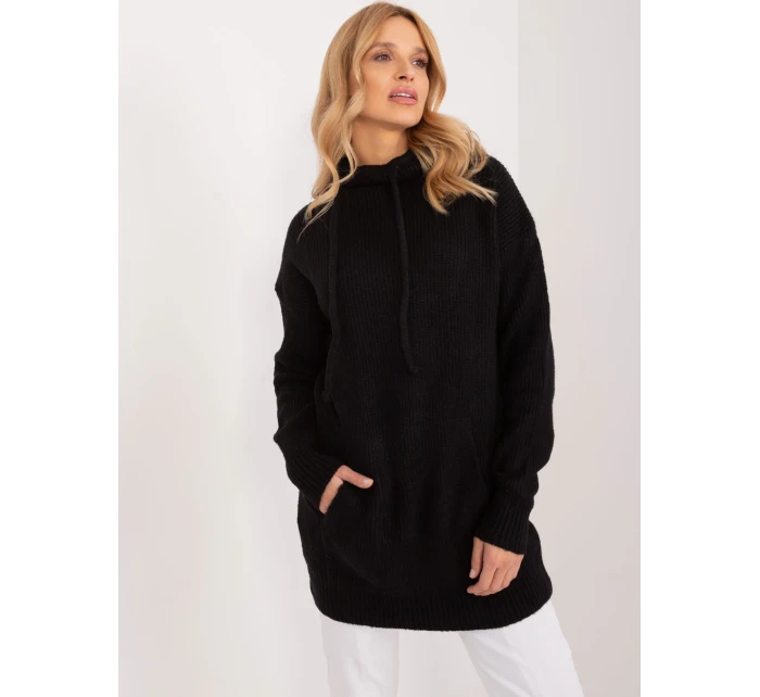 Sweter BA SW model 19709046 czarny - FPrice Sweter BA SW model 19709046 czarny - FPrice