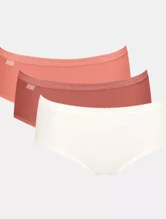 Dámske nohavičky Basic+ Midi C3P - UNKNOWN - ružová kombinácia V021 - SLOGGI