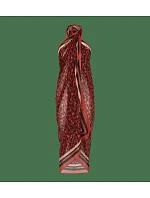 Plážové pareo MyWear - BROWN COMBINATION - TRIUMPH BROWN COMBINATION - TRIUMPH