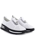 Dámské kožené boty na platformě bílé S.Barski model 22081741 - Hikvision Dámské kožené boty na platformě bílé S.Barski model 22081741 - Hikvision