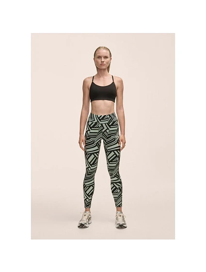 Dámske legíny Casall Essential Printed Tights, zelené Dámske legíny Casall Essential Printed Tights, zelené