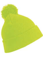 Result Headwear RC 028J Detská pletená čiapka s bambulou 28.028J fluorescenčná žltá Result Headwear RC 028J Detská pletená čiapka s bambulou 28.028J fluorescenčná žltá
