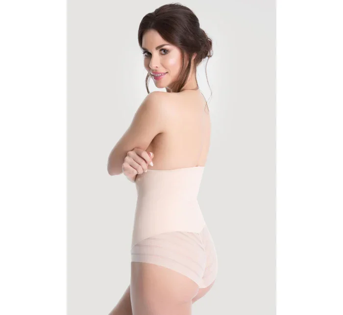 Julimex 141 Mesh nohavičky s vysokým pásom farba:natural