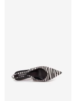 Lodičky na podpätku Zebra Phelia