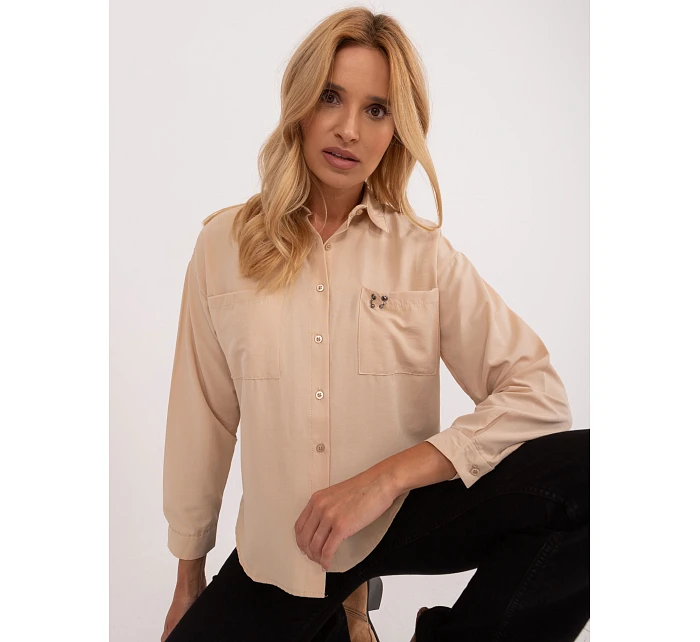 Košeľa BA KS 0317.76 béžová Košeľa BA KS 0317.76 béžová
