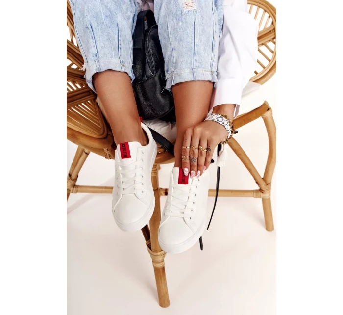 Dámské módní tenisky Big Star - bílé