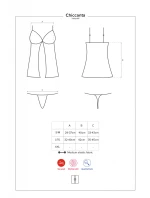 Smyslná košilka model 8233032 babydoll - Obsessive Smyslná košilka model 8233032 babydoll - Obsessive