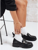 Dámske čierne mokasíny FashionStreet ZY1122