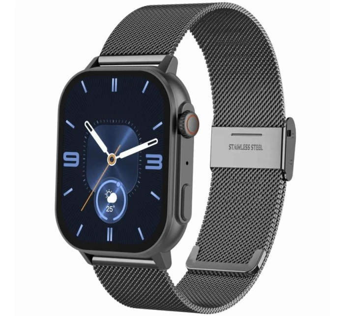 Inteligentné hodinky Gravity GT15-4 Blue Silicone Strap + Titanium Bracelet Inteligentné hodinky Gravity GT15-4 Blue Silicone Strap + Titanium Bracelet