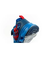 dětské sportovní boty model 22151895 lehké tenisky na suchý zip LED modré - Leomil