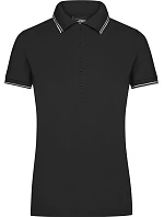 JN Dámské piqué polo 02.0 black/white model 22494675 - Daiber
