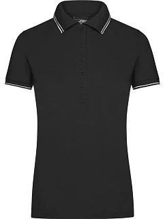 Daiber JN 985 Dámske piqué polo 02.0985 čierna/biela