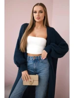 Dlhý svetrík Tmavý denim