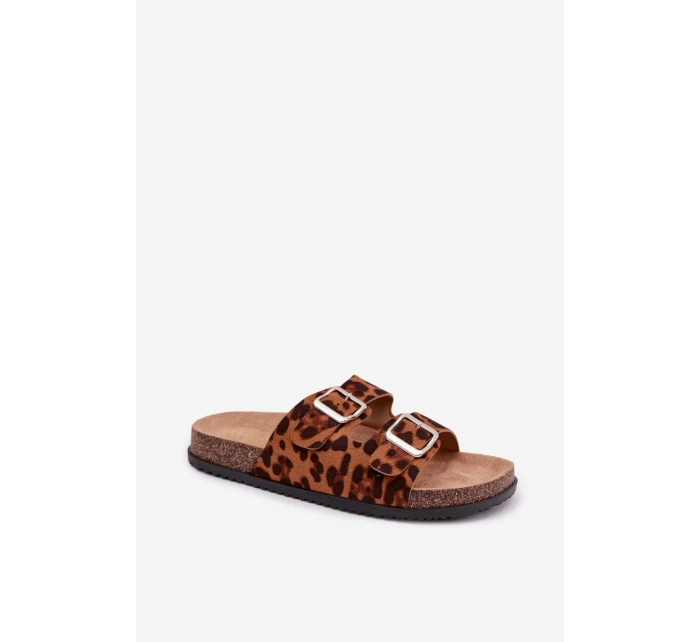 Dámské pantofle s pásky Panterka Oliena