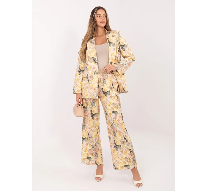 Spodnie IT SP model 22074627 żółty - FPrice Spodnie IT SP model 22074627 żółty - FPrice