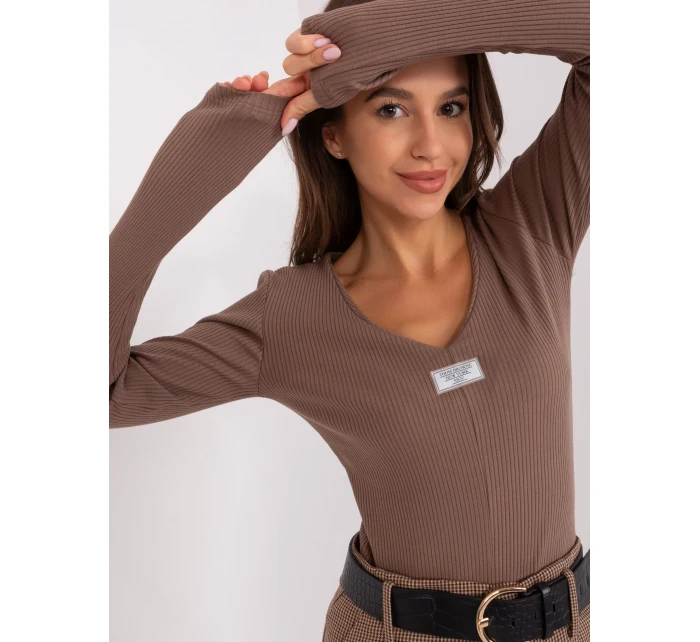 Bluzka RV BZ model 18969995 brązowy - FPrice