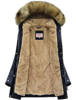 Dámská teplá zimní bunda parka s podšívkou  model 17112108 - MHM