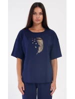 Dámske capri pyžamo Feather Dámske capri pyžamo Feather