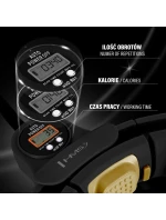 HHM13 NOVÝ HULA HOP ČIERNY/ZLATÝ S MAGNETMI A ZÁVAŽÍM + POČÍTADLO HMS HHM13 NOVÝ HULA HOP ČIERNY/ZLATÝ S MAGNETMI A ZÁVAŽÍM + POČÍTADLO HMS