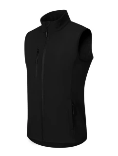 Pánska softshellová vesta Trail (čierna)