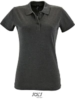 SOL'S Perfect Women Dámské piqué polo model 22522438 charcoal melange SOL'S Perfect Women Dámské piqué polo model 22522438 charcoal melange