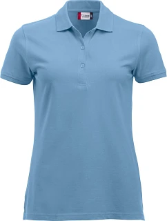 Classic Marion S/S Dámské piqué polo z těžké bavlny model 22457423 light blue - Clique