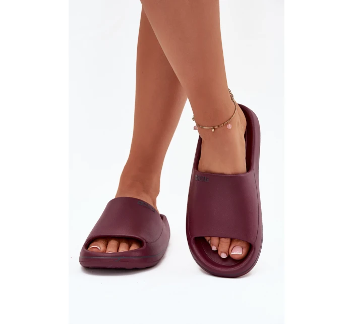 Lehké Dámské Pantofle Big Star model 21706429 Bordó - Big Star Shoes