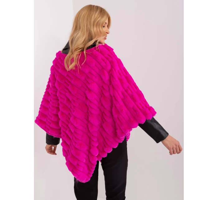 Poncho AT  fuksjowy model 19367621 - FPrice