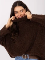 Jumper CH SW 72993.25 tmavohnedý