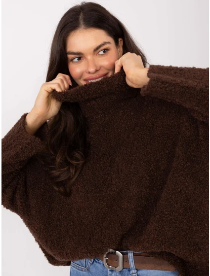 Jumper CH SW 72993.25 tmavohnedý