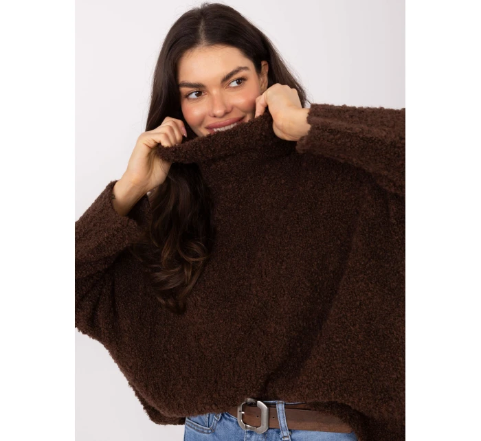 Jumper CH SW 72993.25 tmavohnedý