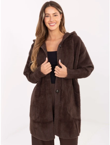 Kabát MBM PL 1518.95P tmavohnedý Kabát MBM PL 1518.95P tmavohnedý