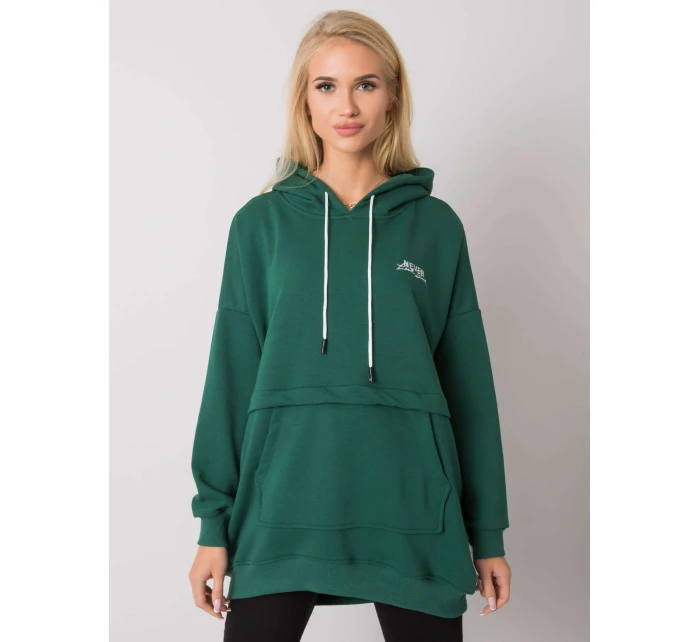 Mikina RV BL 7095.30P tmavo zelená