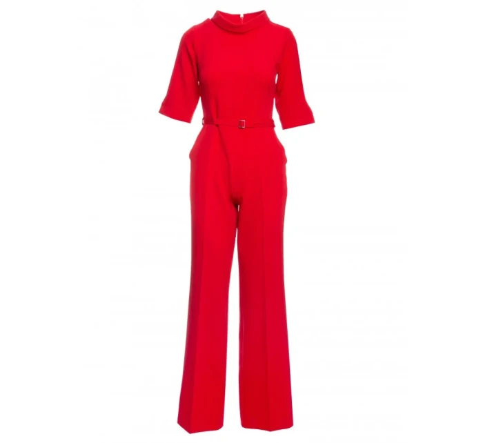 M463 Kombinéza so stojačikom - červená