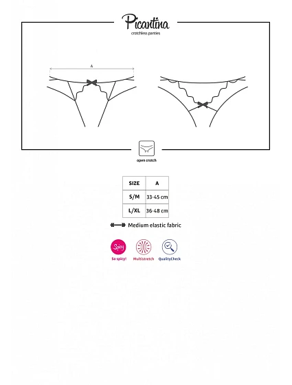 Tanga model 22261621 thong otevřené - Obsessive