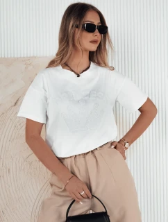 Dámske tričko PRINCY biele FashionStreet RY2391