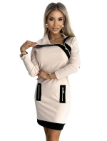 dámské šaty se třemi zipy model 19398650 - numoco