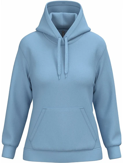 Kariban K 473 Dámska mikina s kapucňou 20.K473 sky blue Kariban K 473 Dámska mikina s kapucňou 20.K473 sky blue