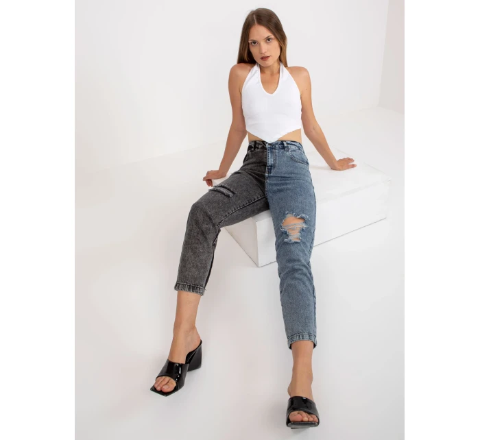 Džínsy RO SP PNT 01 1.70 čierna a modrá Džínsy RO SP PNT 01 1.70 čierna a modrá