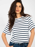 Tričko RV TS A1087.74 tmavomodré a biele