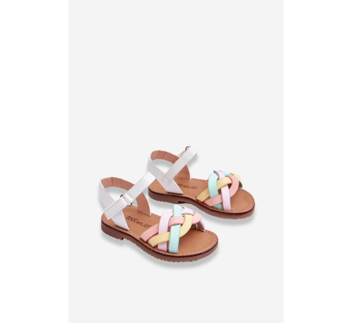 Detské sandále na suchý zips Multicolor Kimmi