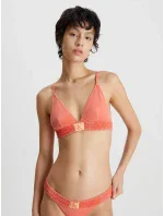 Dámsky vrchný plavkový diel bikín KW0KW01974 SM9 koralová - Calvin Klein