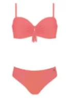 Dámske dvojdielne plavky Monaco 6 S730SN6-22e lososové - Self