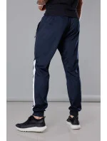 Tmavě pánské teplákové kalhoty se vsadkami model 18347945 - J.STYLE
