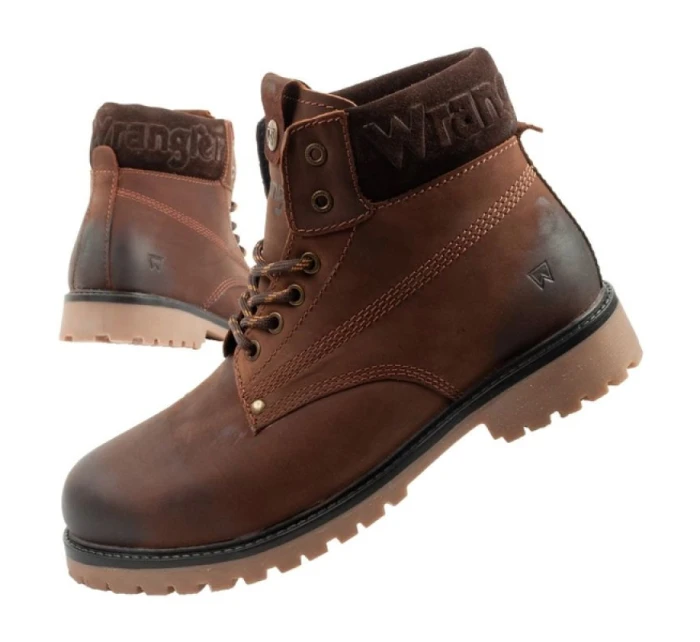 Wrangler Arch Fur pánske zateplené topánky smart brown